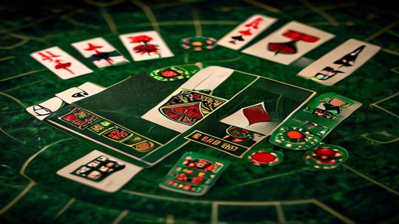 Minh họa bảng chiến thuật Basic Strategy Blackjack tại AO 881